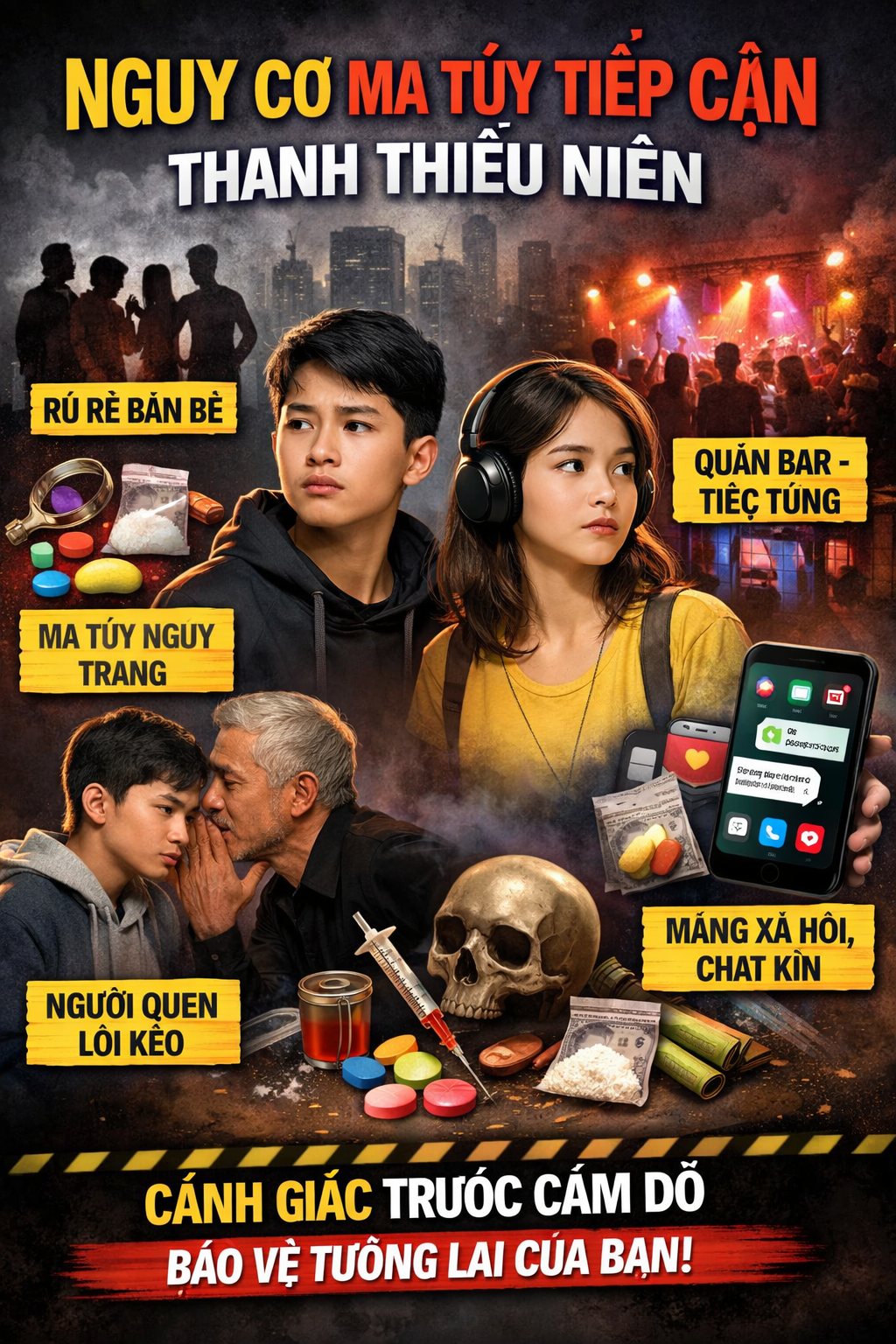 Ma túy đang tiếp cận giới trẻ theo cách không ngờ: Từ bạn bè đến mạng xã hội